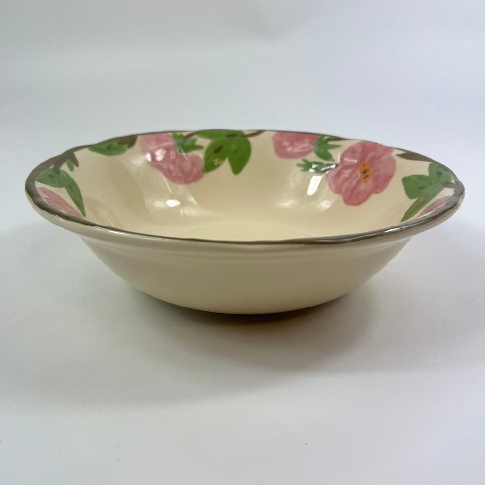 Franciscan Desert Rose 8.75 Inch Round Vegetable Serving Bowl Floral Low Profile - Picture 2 of 6